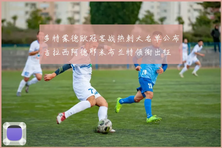 多特蒙德欧冠客战热刺大名单公布吉拉西阿德耶米布兰特领衔出征